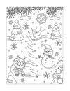 Magic candy cane join the dots puzzle and coloring page